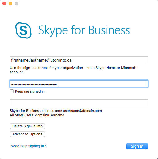 skype for business online meeting mac